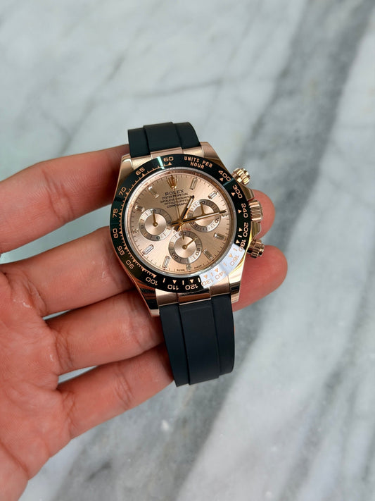 Rolex 2022 116515A Sundust Baguette, EF Stras Preowned Good Complete 14251