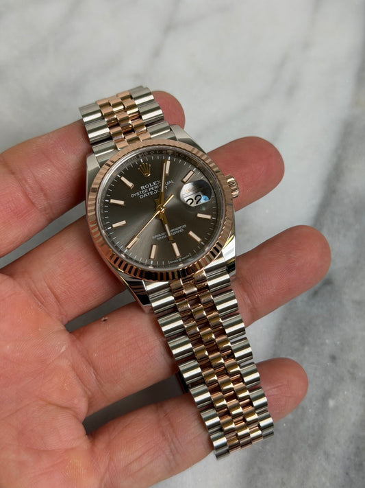 Rolex 2022 126231 Jubilee Grey Index DJ36 Preowned Good Complete 14494