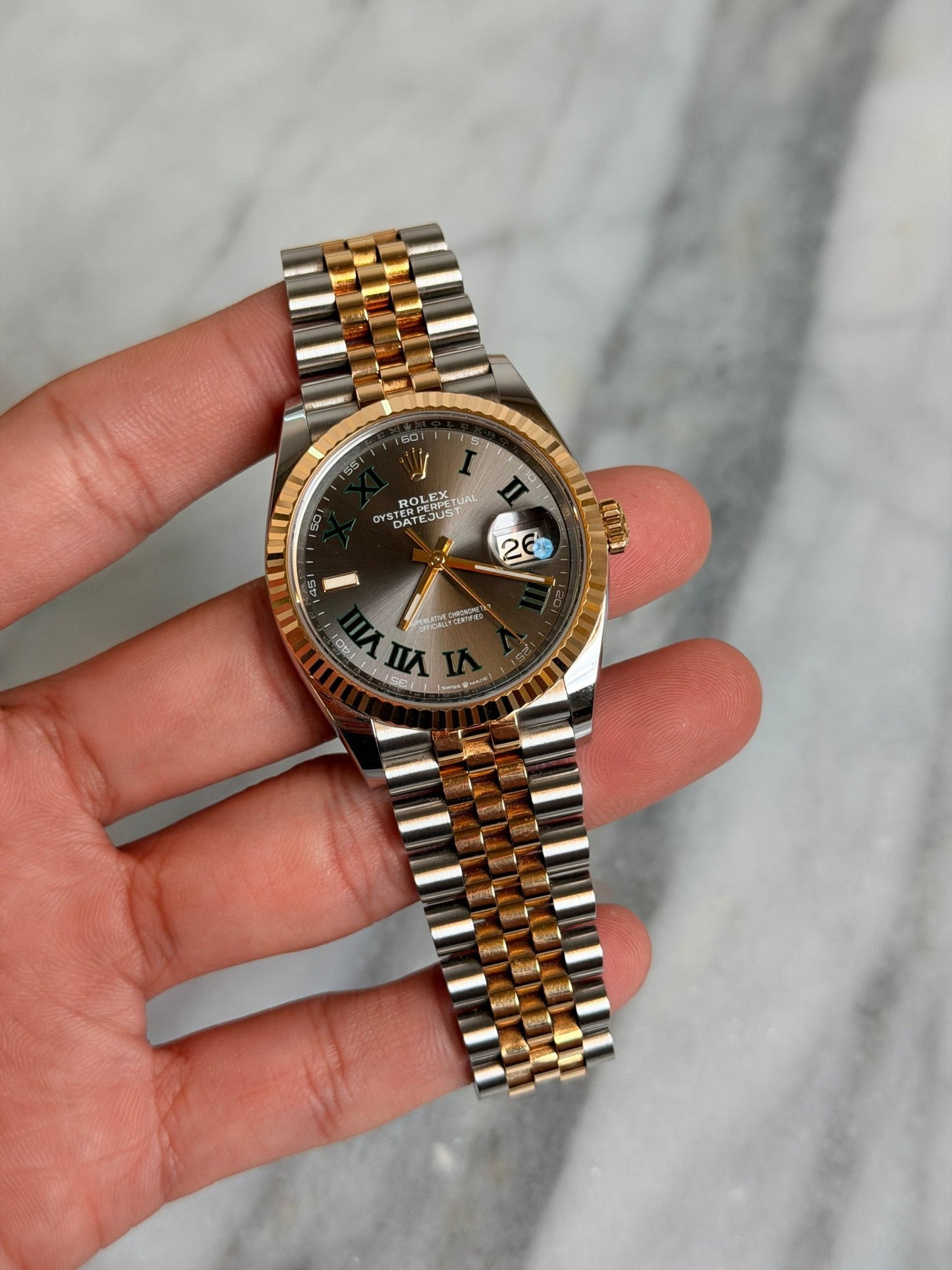 Rolex 2022 126233 Jubilee Wimbledon Preowned Complete 14750