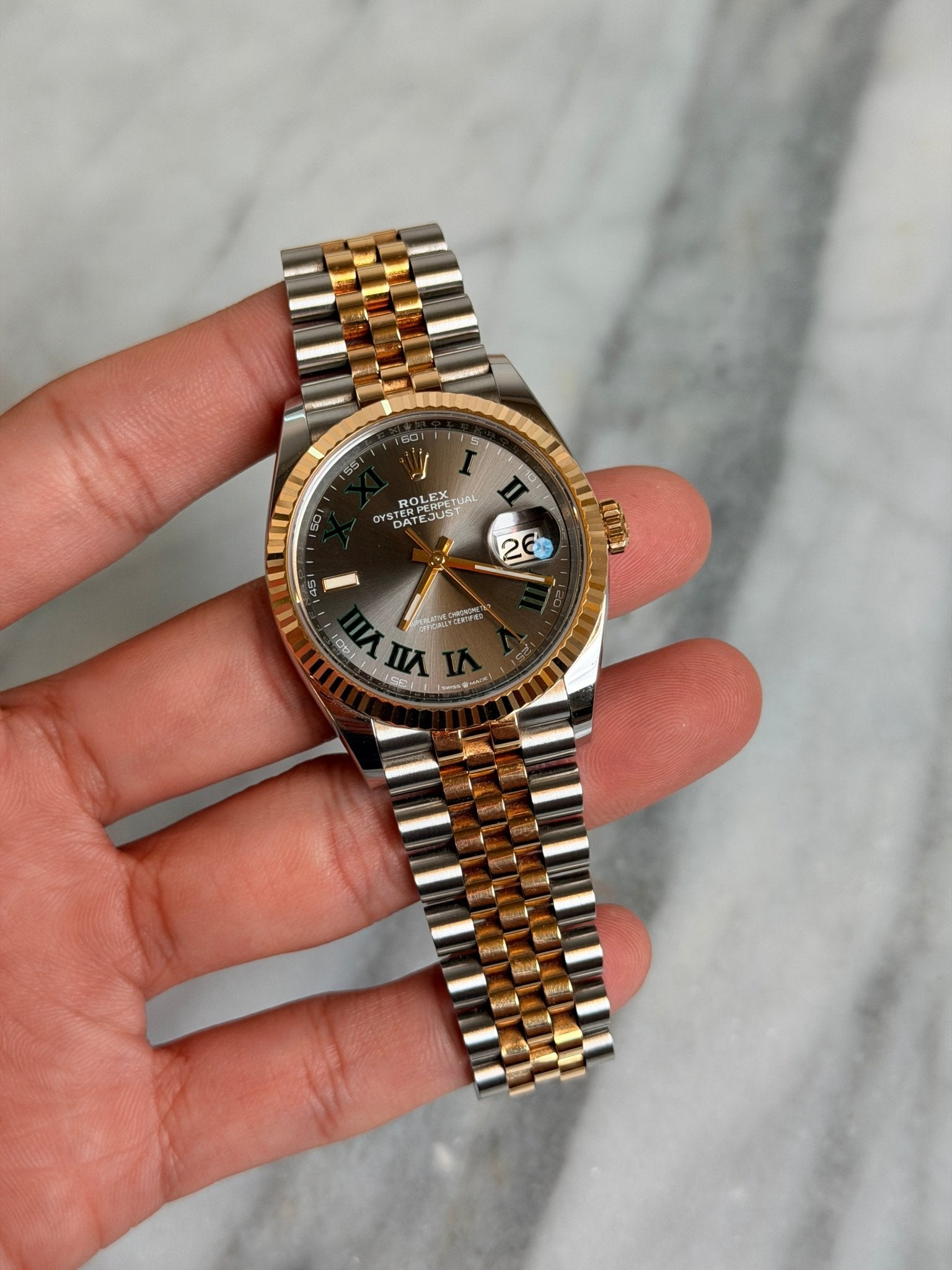 Rolex 2022 126233 Jubilee Wimbledon Preowned Complete 14750