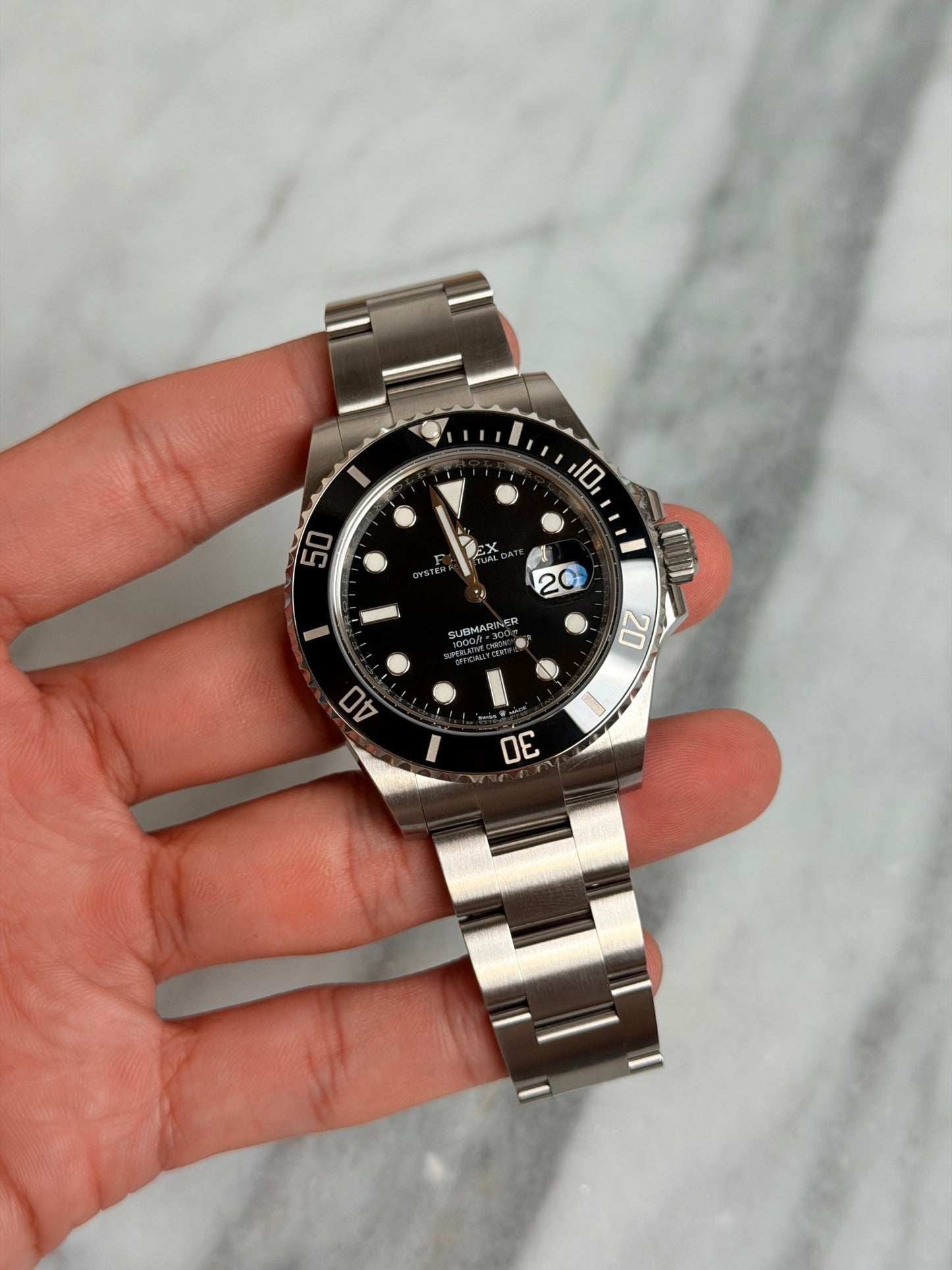 Rolex 2022 126610LN Sub Date Preowned and Polished Complete 14679
