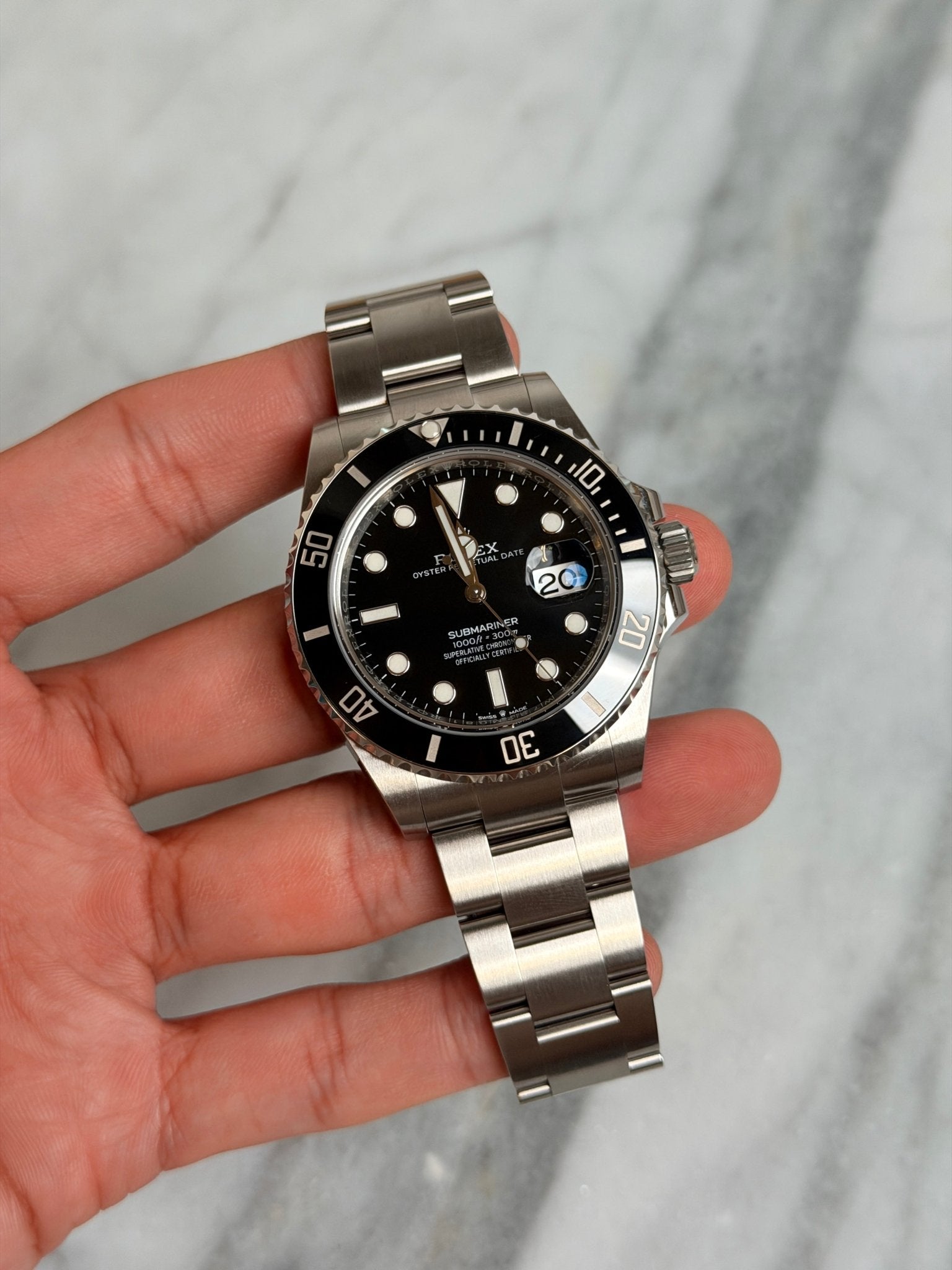 Rolex 2022 126610LN Sub Date Preowned and Polished Complete 14679