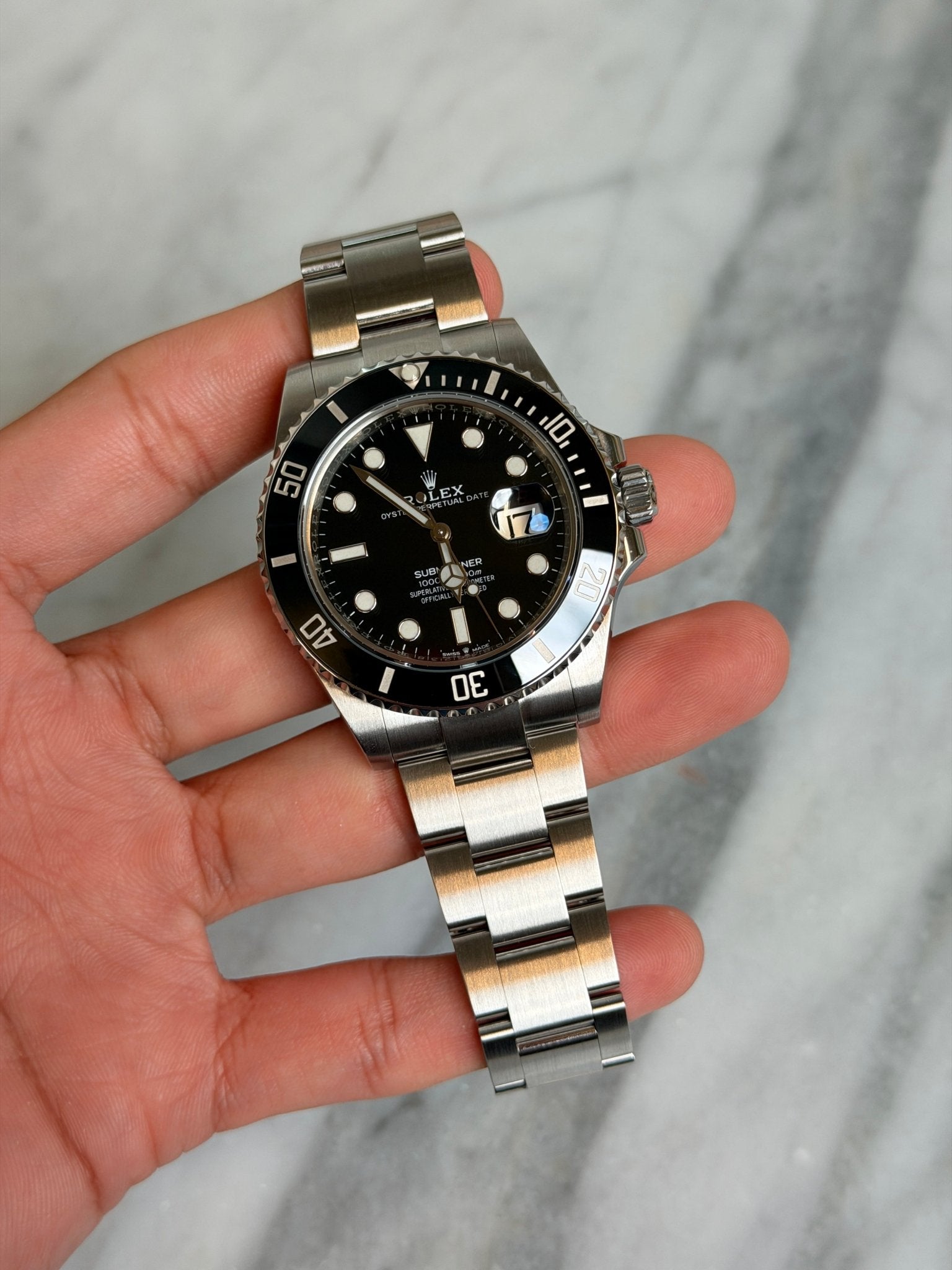 Rolex 2022 126610LN Sub Date Preowned and Polished Complete 14759