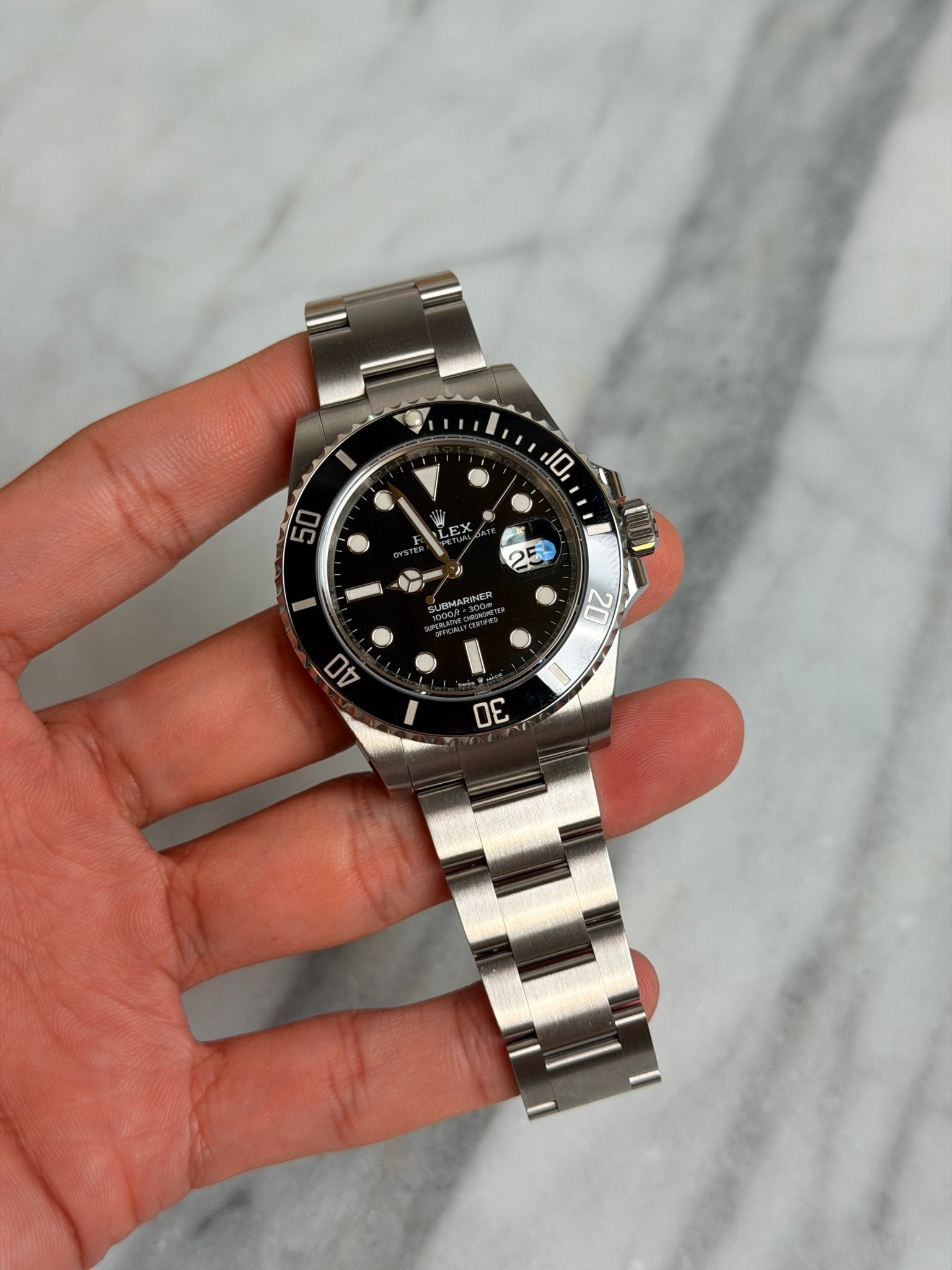 Rolex 2022 126610LN Sub Date Preowned and Polished Complete w/ White Tag 14635
