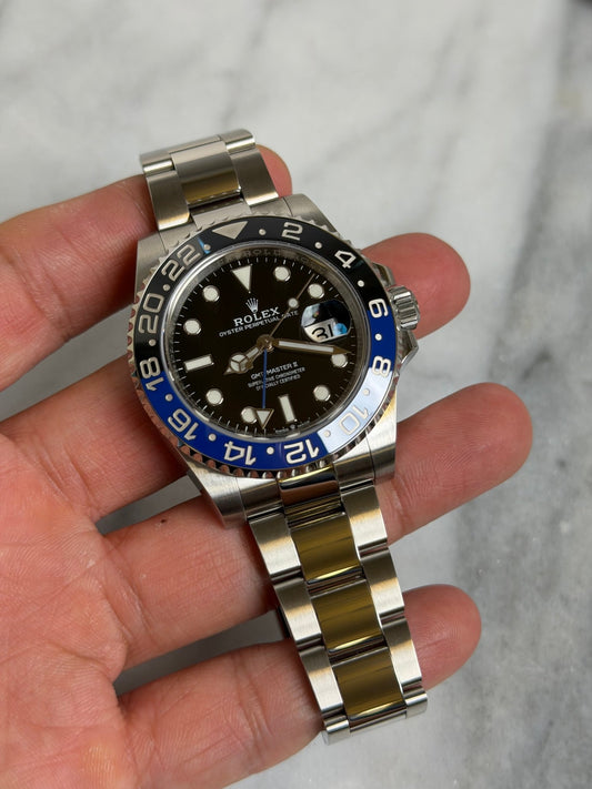 Rolex 2022 126710BLNR Oyster Batman Preowned and Polished Complete 14443