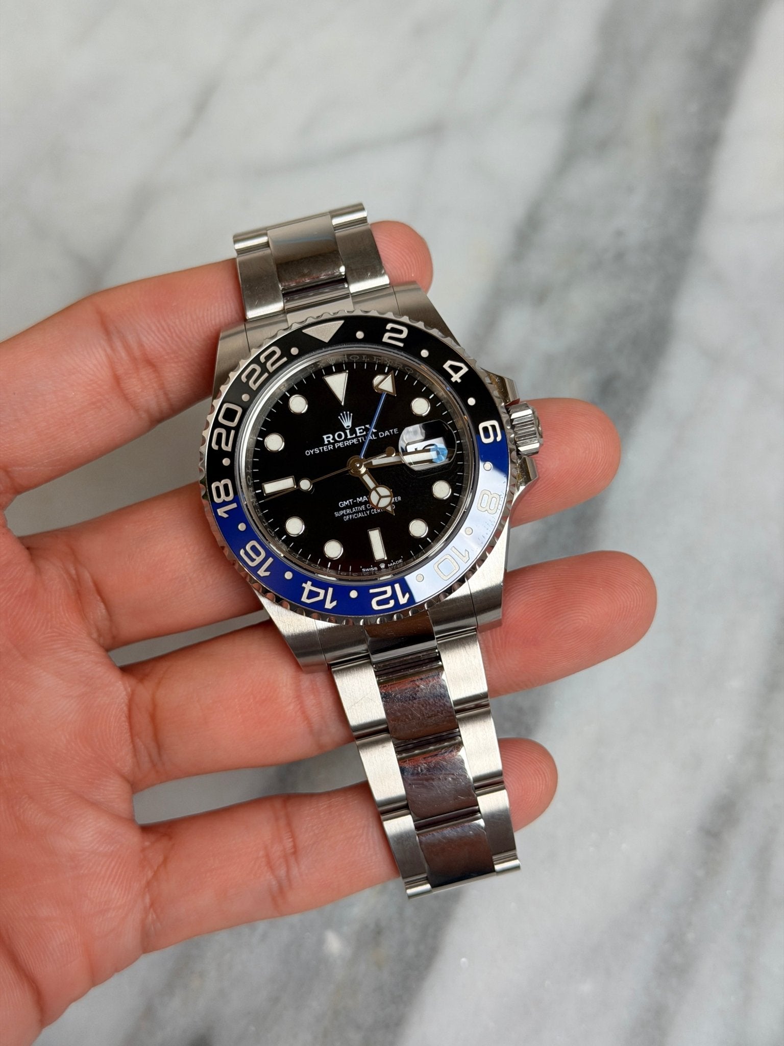 Rolex 2022 126710BLNR Oyster Batman Preowned Complete 13933