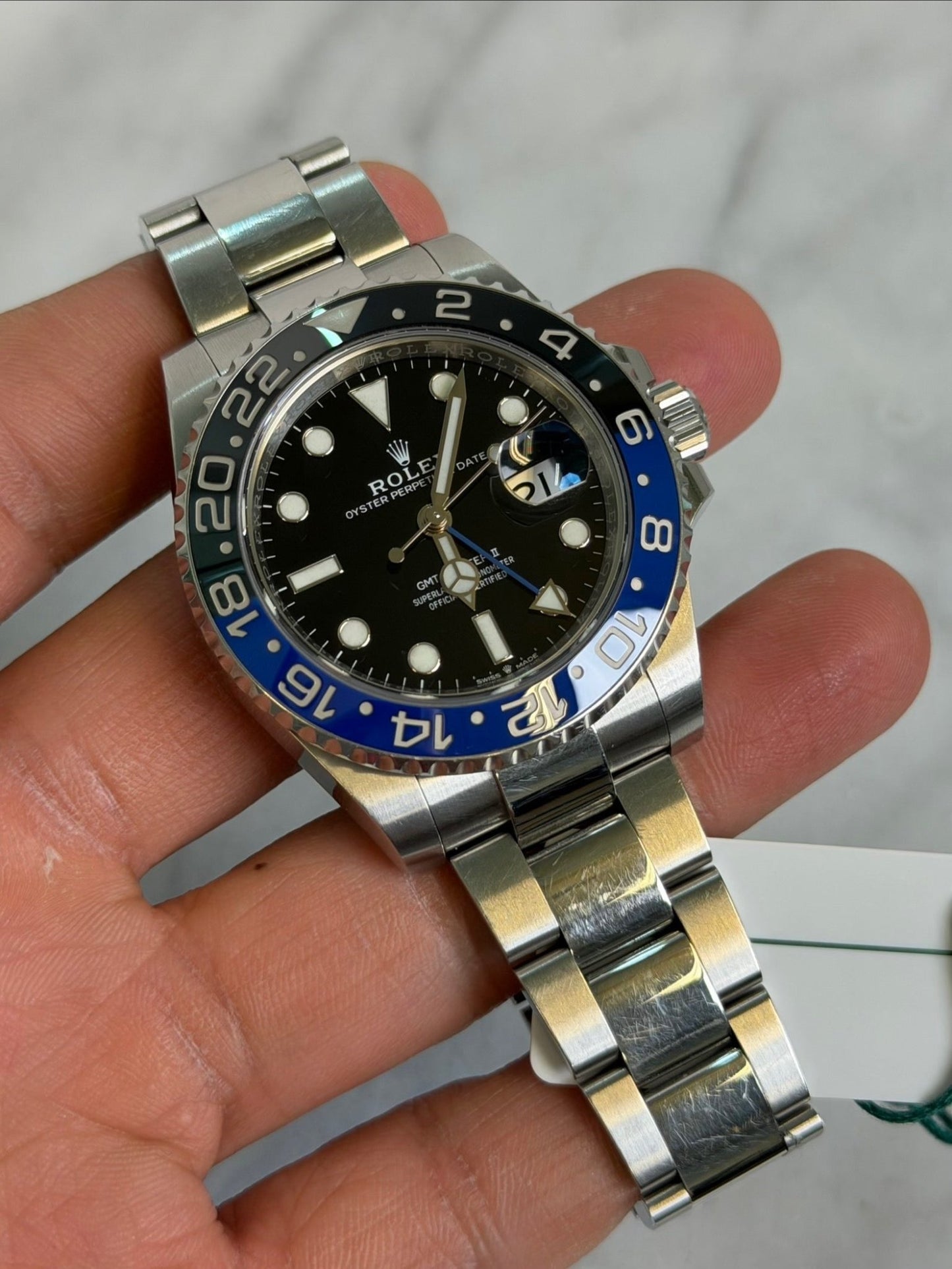 Rolex 2022 126710BLNR Oyster Batman Preowned Complete w/ White Tag 14782