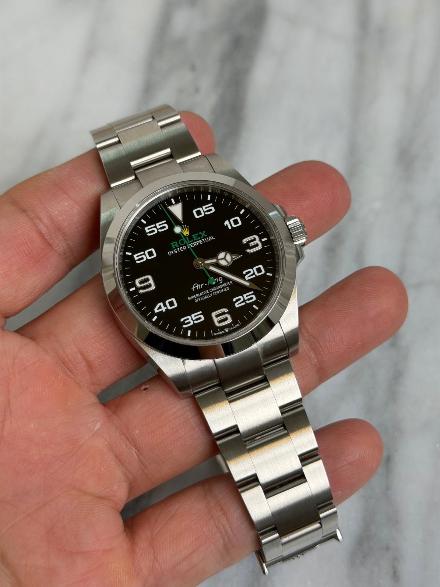 Rolex 2022 126900 Airking Preowned Good Complete 14445