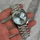 Rolex 2022 228206 Ice Blue Roman Preowned Complete w/ White Tag 10199