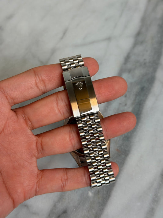 Rolex 2023 126234G Jubilee Blue Diamond Motif Preowned Complete 14755