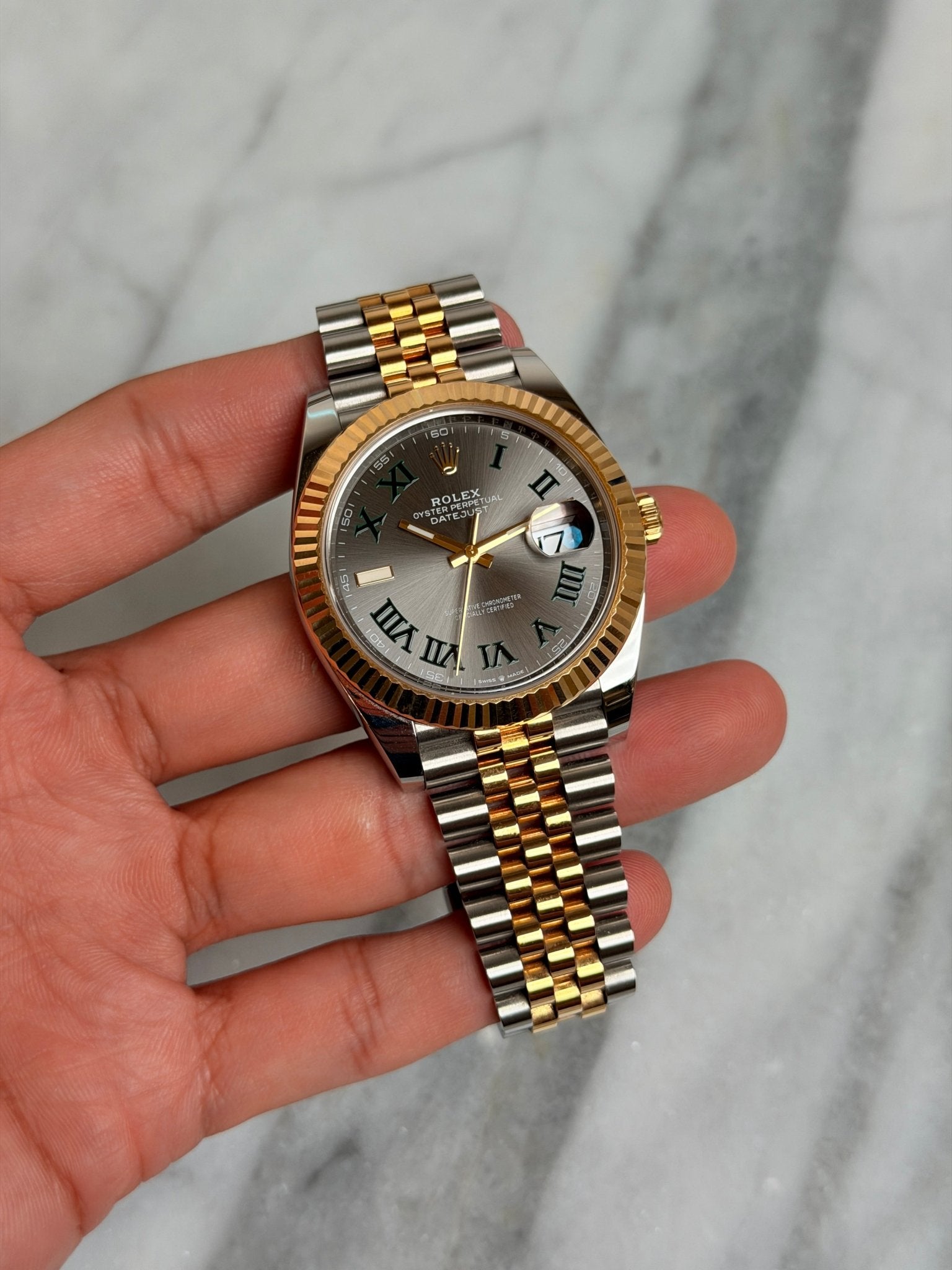 Rolex 2023 126333 Jubilee Wimbledon Preowned Complete 14181