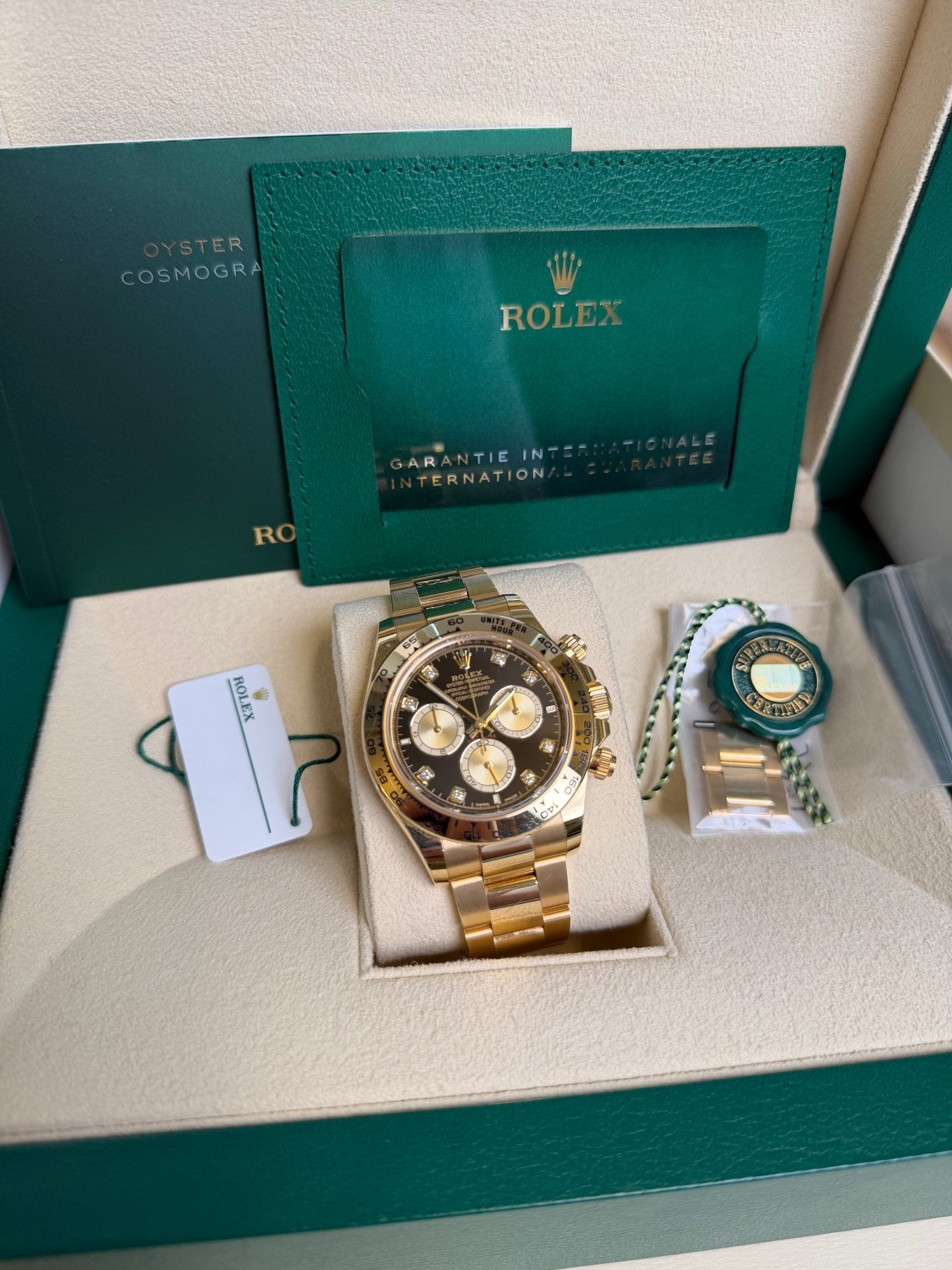 Rolex 2023 126508G Black Diamond Preowned Complete w/ White Tag 14793