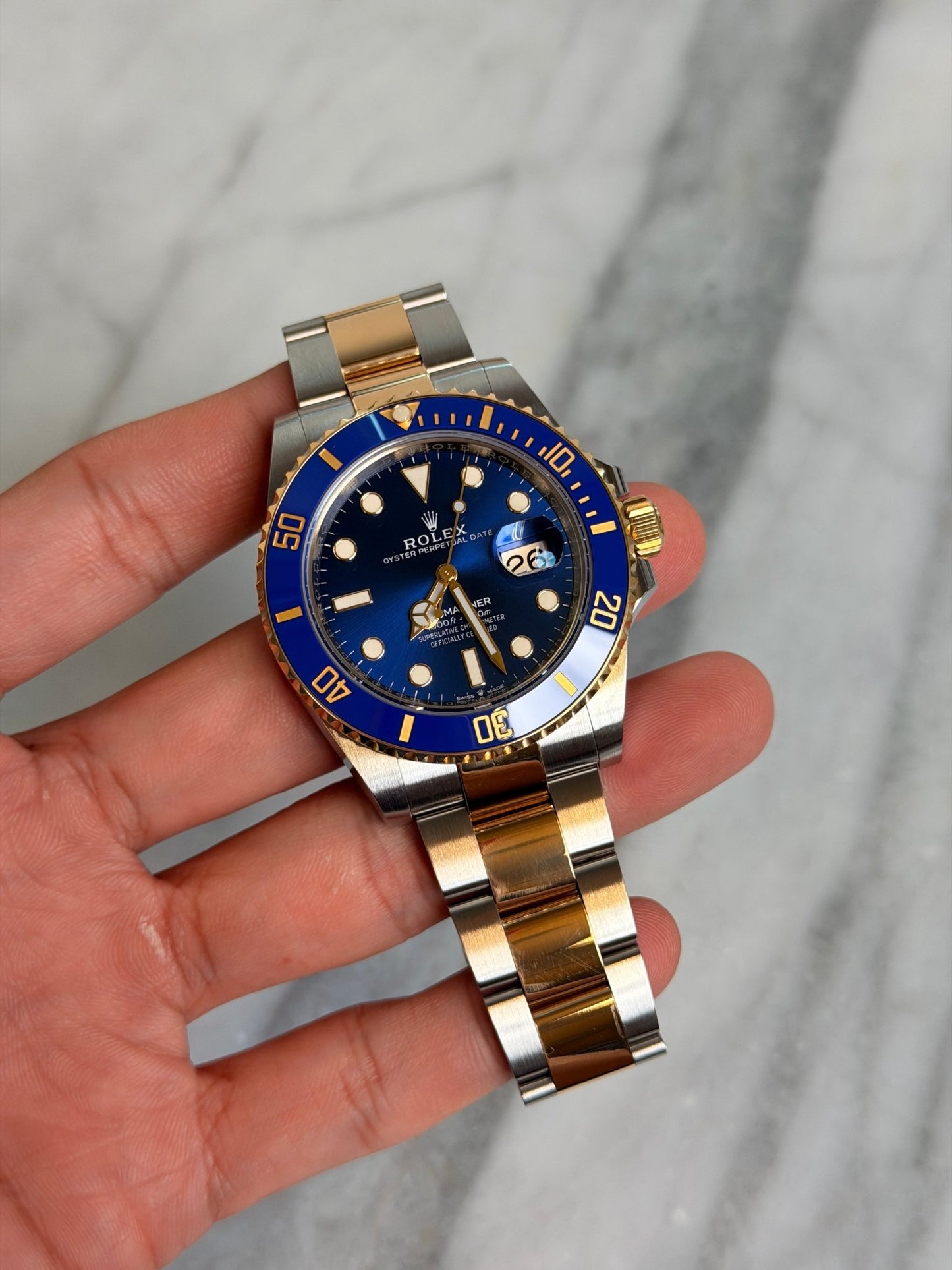 Rolex 2023 126613LB Bluesy Preowned and Polished Complete 14552