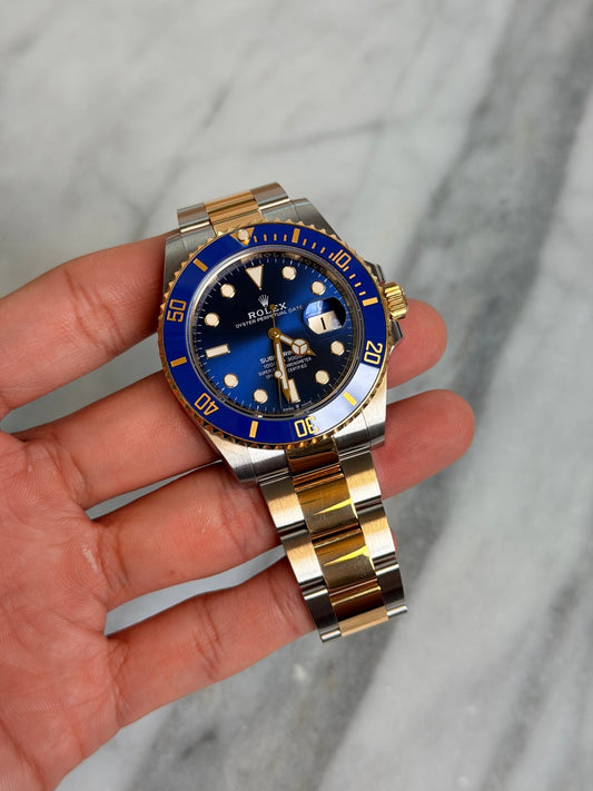Rolex 2023 126613LB Bluesy Used/Damaged Bezel Complete 14556