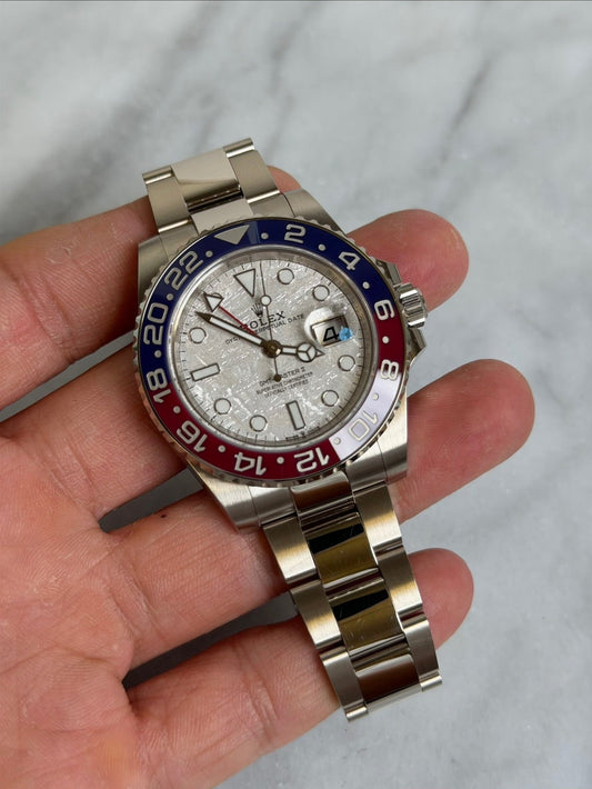 Rolex 2023 126719BLRO Meteorite Pepsi Preowned Complete 14411