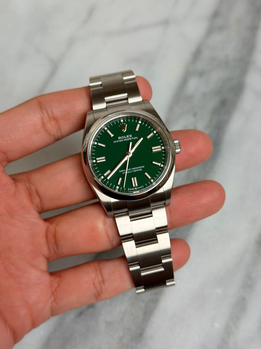 Rolex 2024 126000 Green OP36 Preowned Complete 14175