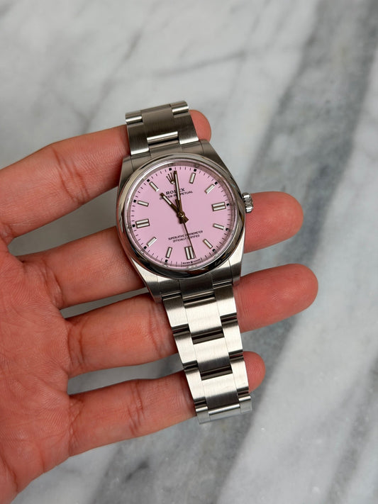 Rolex 2024 126000 Pink OP36 Preowned Good Complete w/ White Tag 13930