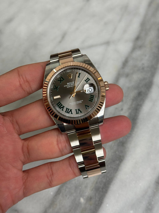 Rolex 2024 126331 Oyster Wimbledon Like New Stickered Complete 12075