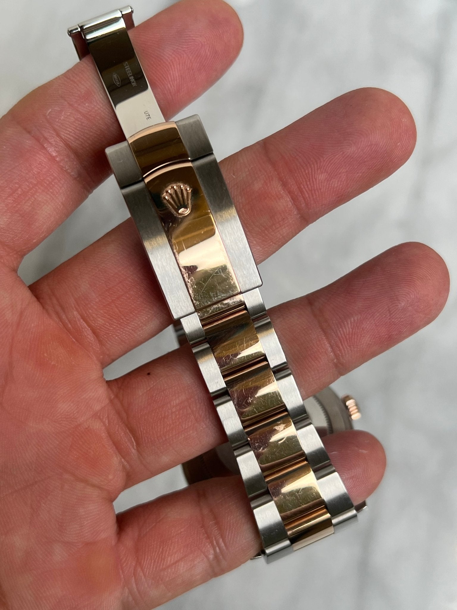 Rolex 2024 126331G Oyster Choco Diamond Preowned Complete 13472