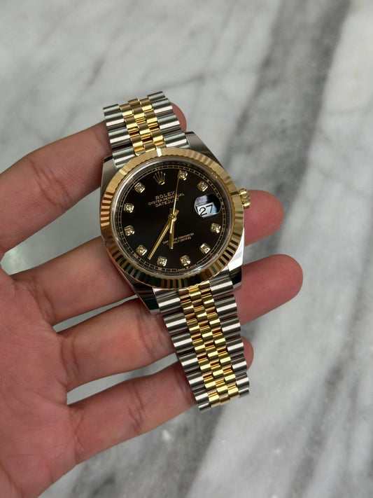 Rolex 2024 126333G Jubilee Black Diamond New Complete 12814