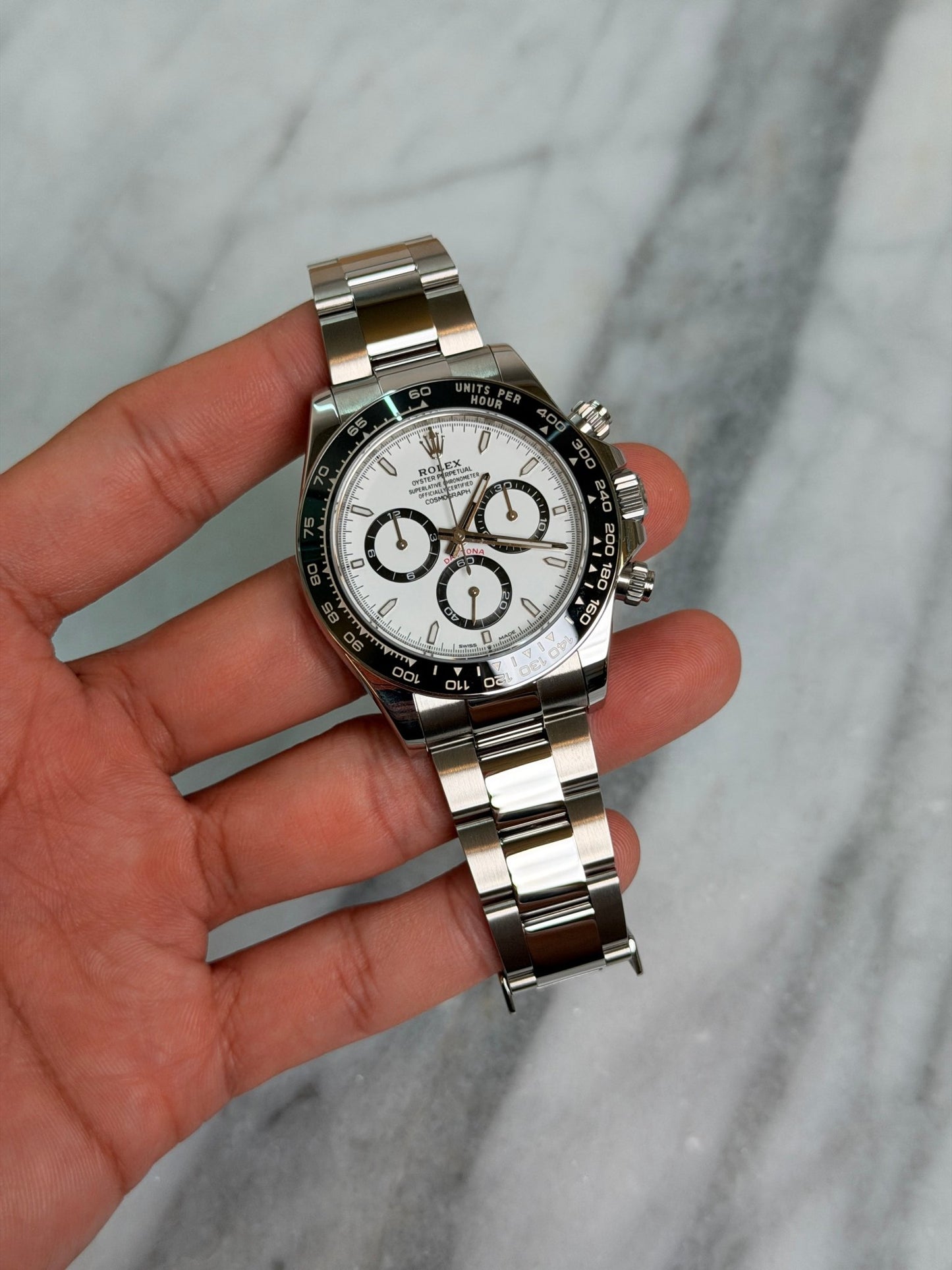 Rolex 2024 126500LN Panda Preowned and Polished Complete 14884