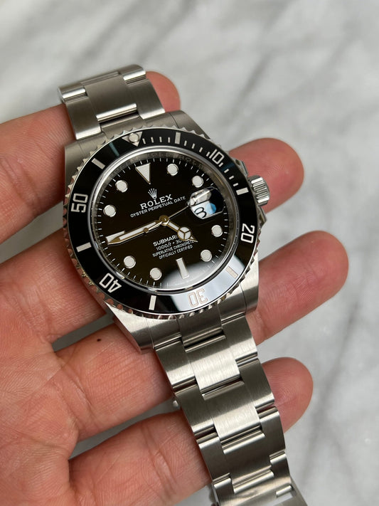 Rolex 2024 126610LN Sub Date Preowned and Polished Complete 14055