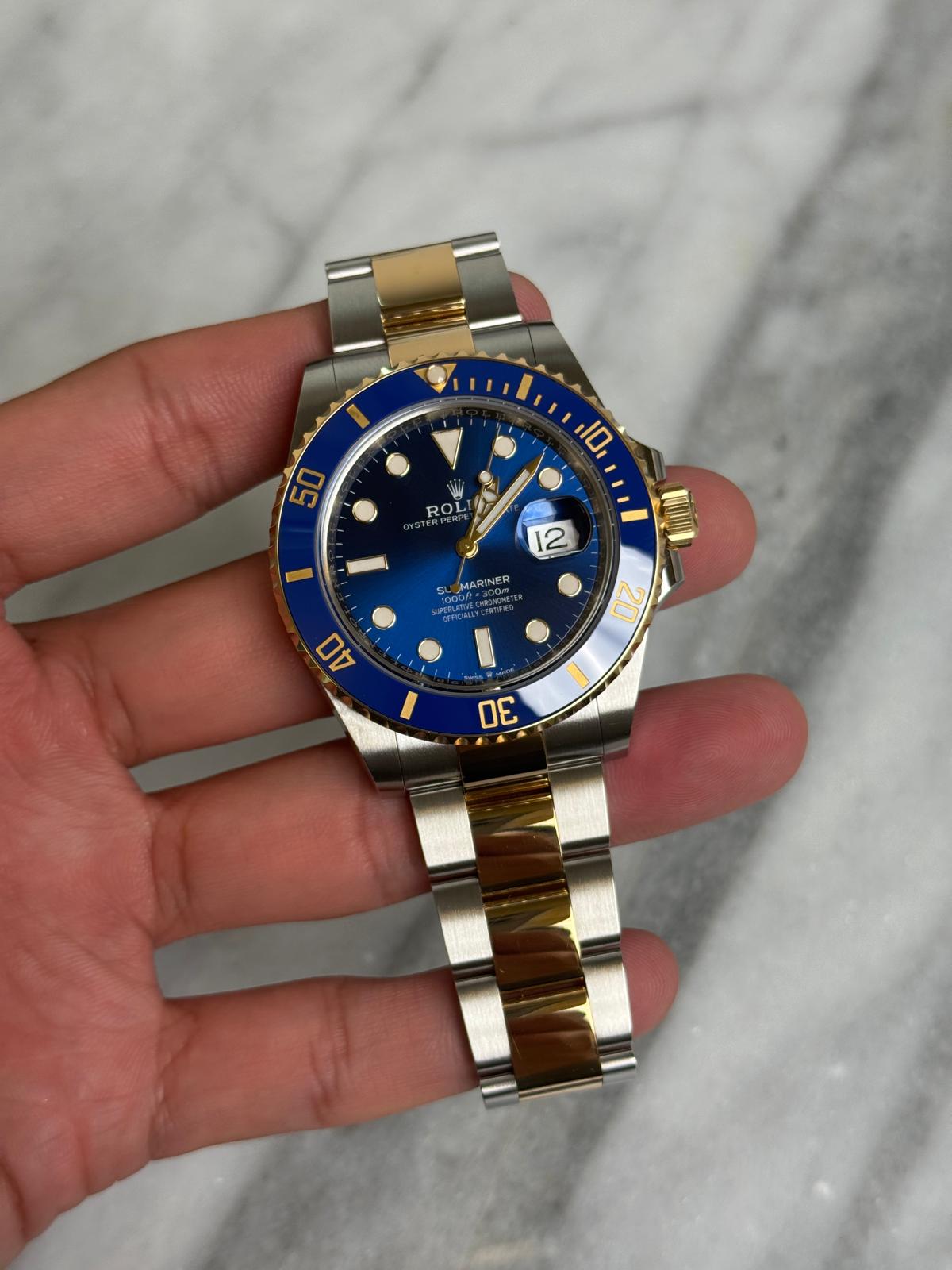 Rolex 2024 126613LB Bluesy Like New Complete w/ White Tag 11993
