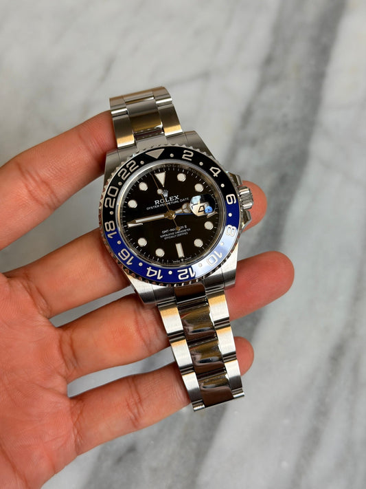 Rolex 2024 126710BLNR Oyster Batman Preowned and Polished Complete 14745