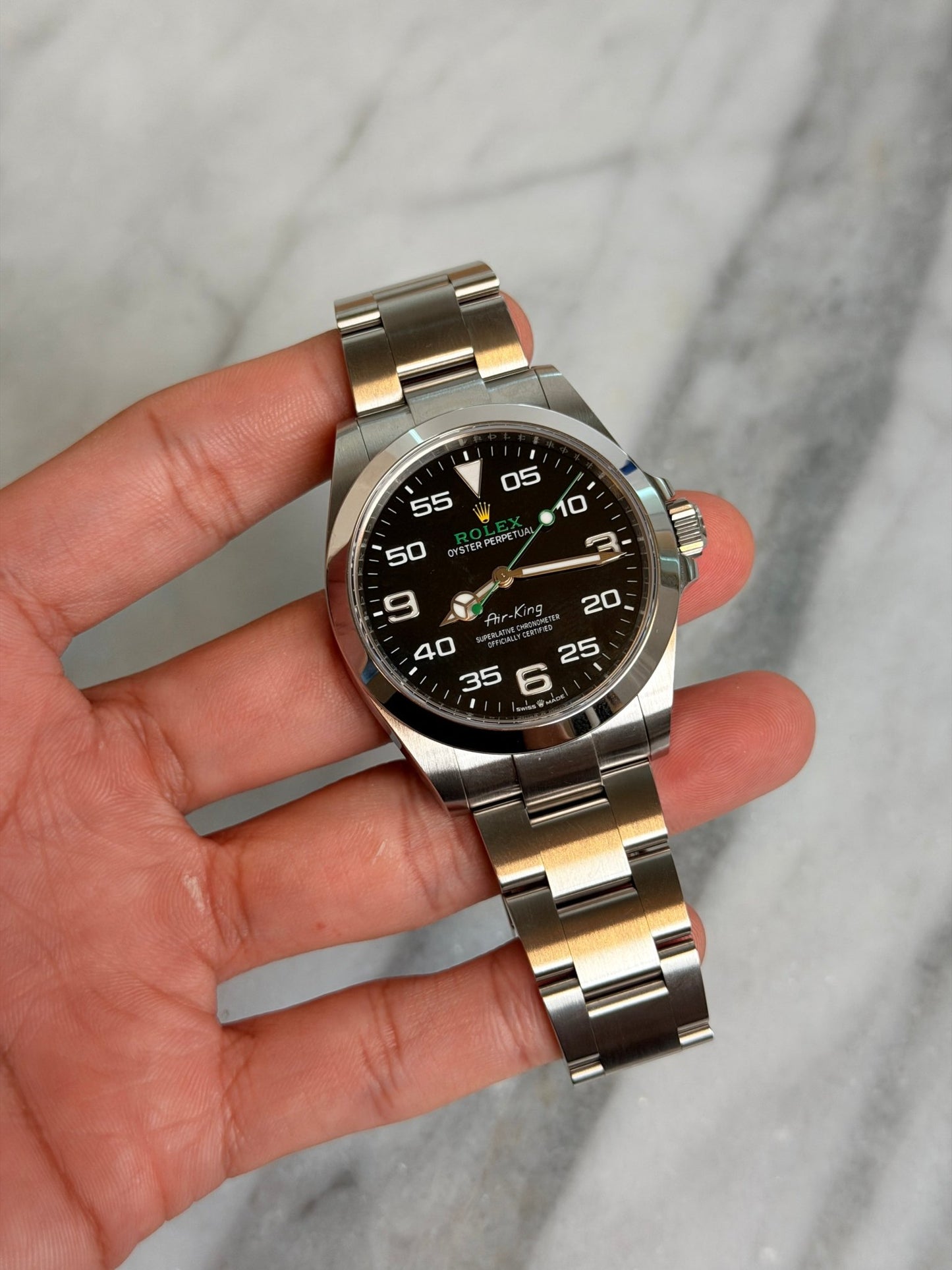 Rolex 2024 126900 Airking Preowned and Polished Complete 14599