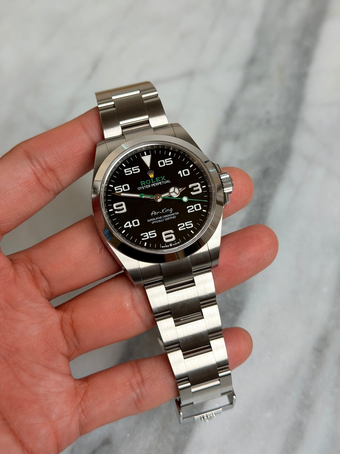 Rolex 2024 126900 Airking Preowned Complete 14236