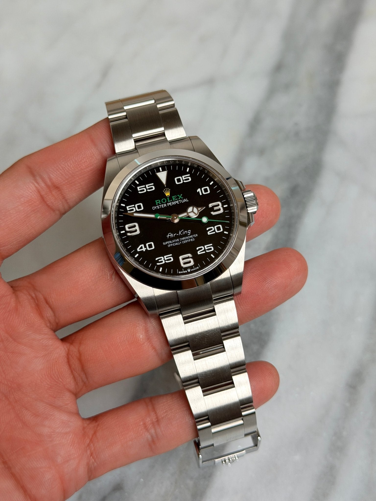 Rolex 2024 126900 Airking Preowned Complete 14236