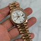 Rolex 2024 128235 White Roman DD36 Like New Complete 14523
