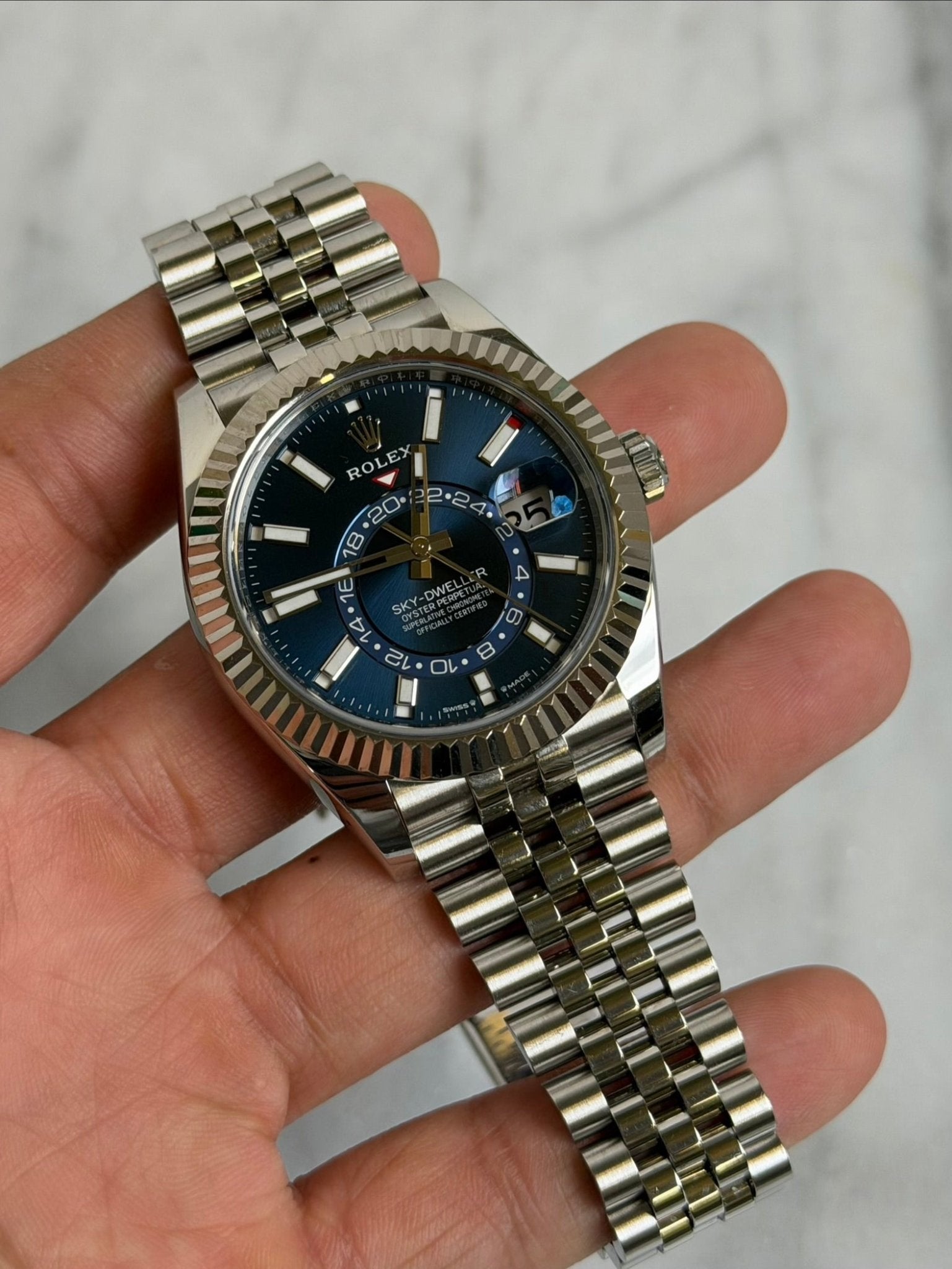 Rolex 2024 336934 Jubilee Blue Sky Preowned Complete 14606