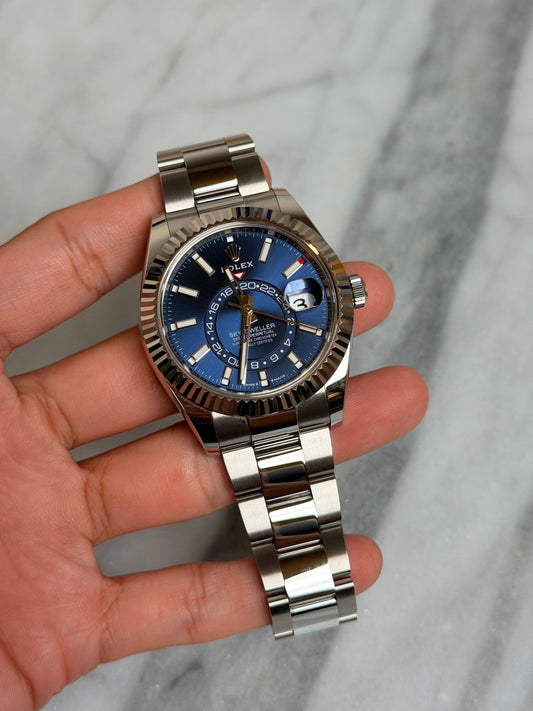 Rolex 2024 336934 Oyster Blue Sky Preowned Complete 14197