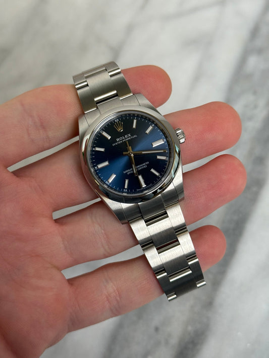 Rolex 2025 124200 Blue OP34 Like New Complete 12111