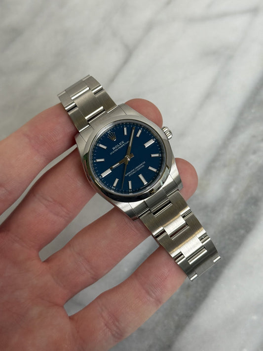 Rolex 2025 124200 Med Blue OP34 New Complete 13315