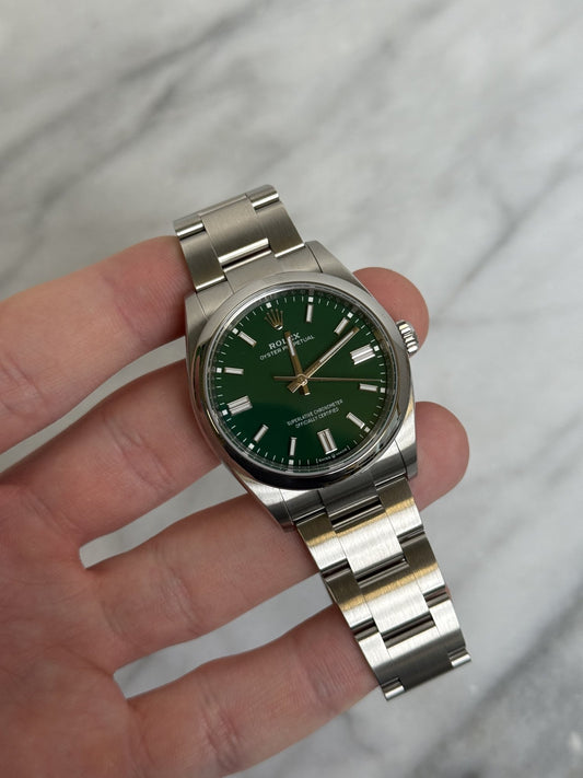 Rolex 2025 126000 Green OP36 Preowned Complete 14113