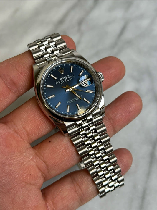 Rolex 2025 126200 Jubilee Blue Index DJ36 New Complete 13789
