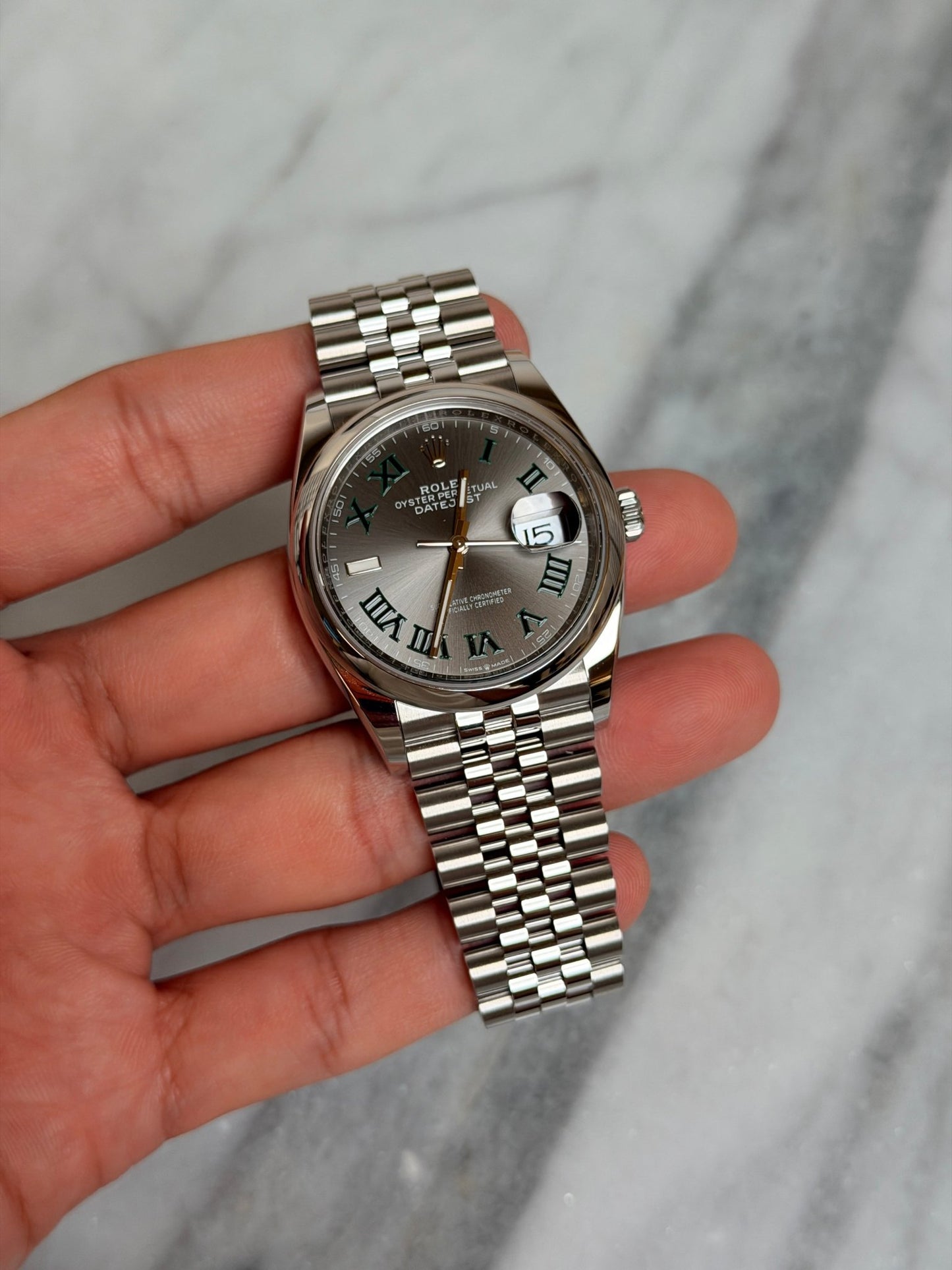 Rolex 2025 126200 Jubilee Wimbledon DJ36 New Complete 13897