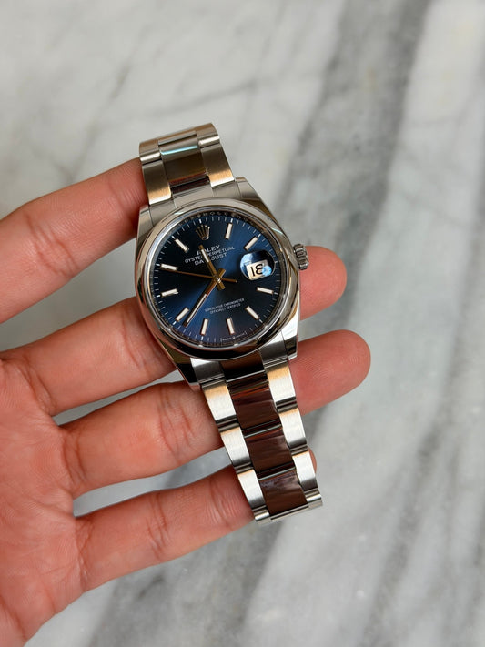 Rolex 2025 126200 Oyster Blue Index New Complete 14740