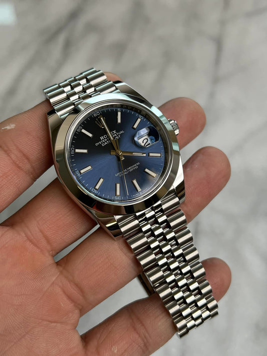 Rolex 2025 126300 Jubilee Blue Index New Complete 13572