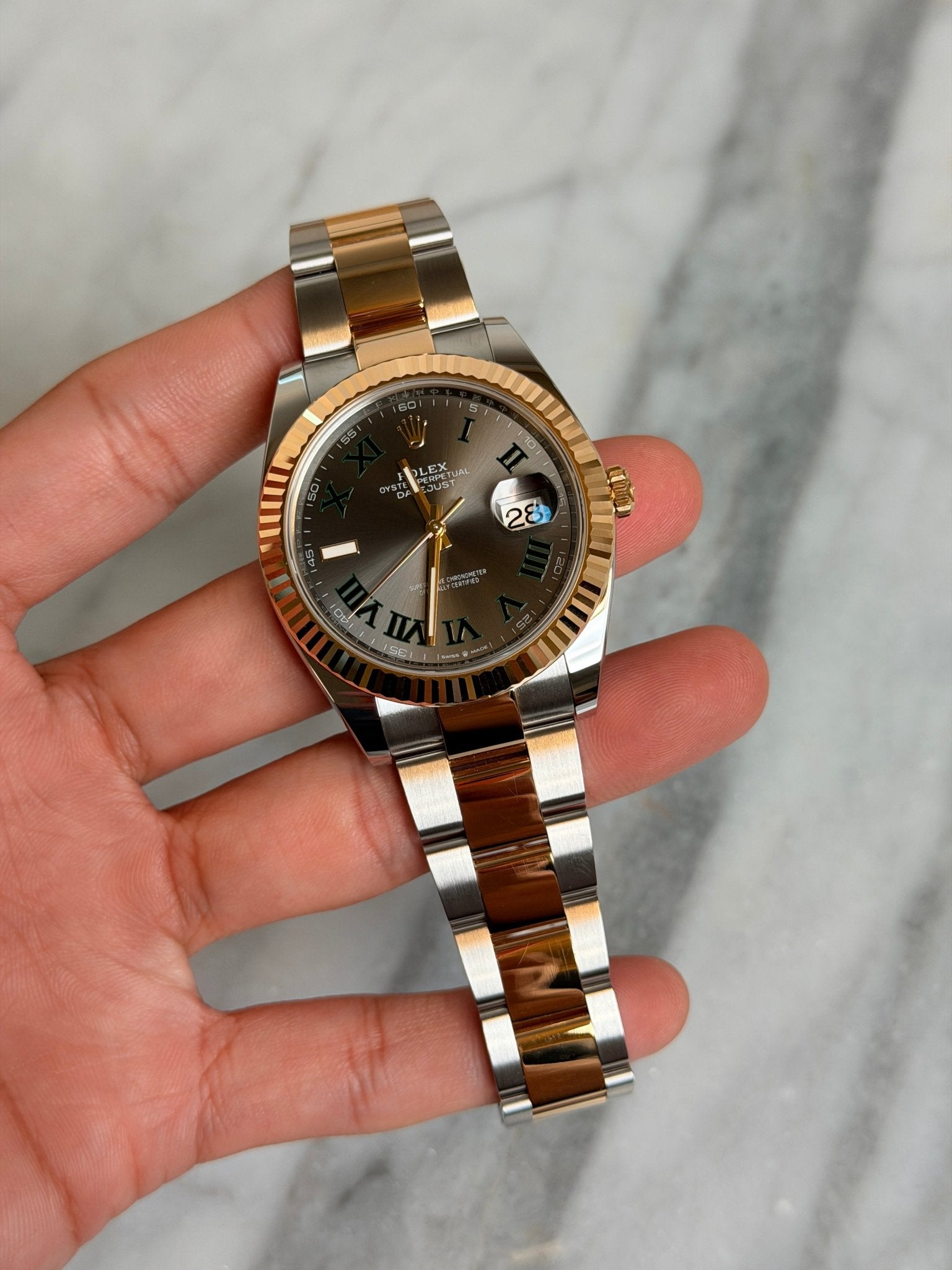 Rolex 2025 126333 Oyster Wimbledon New Complete 14731