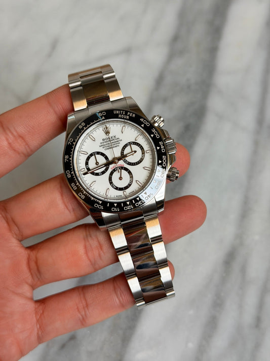 Rolex 2025 126500LN Panda Preowned Good Complete w/ White Tag 14743