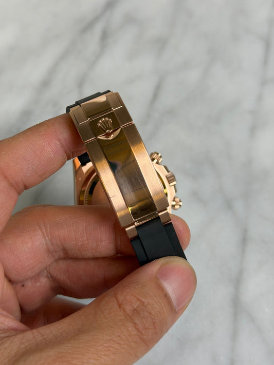 Rolex 2025 126515G Black Diamond, CE Straps Preowned Complete 14390