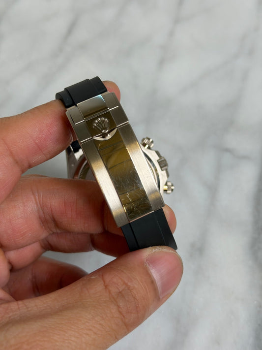 Rolex 2025 126519G Black Diamond, DE Straps Preowned Good Complete 14522