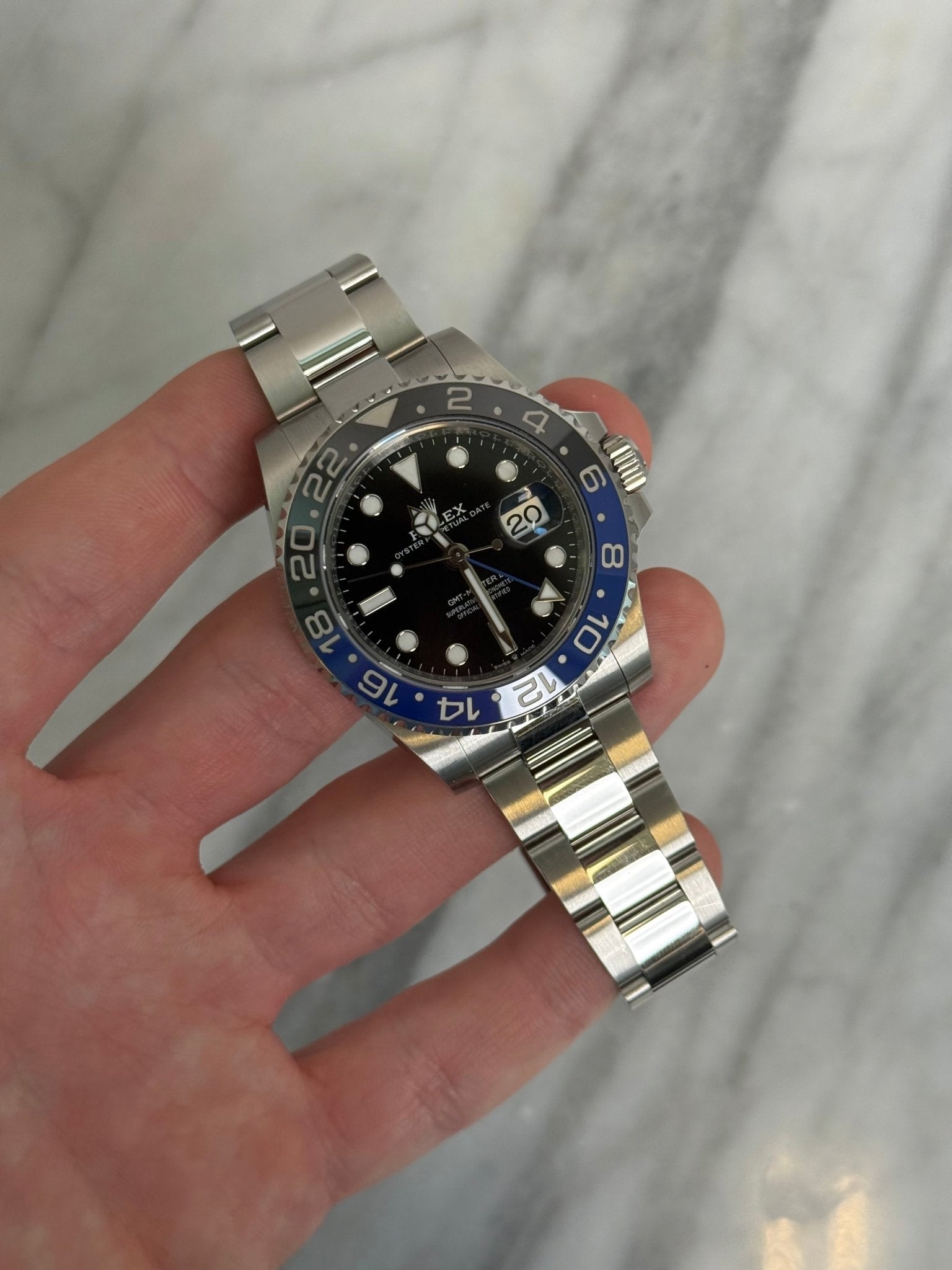 Rolex 2025 126710BLNR Oyster Batman Preowned Complete 14710