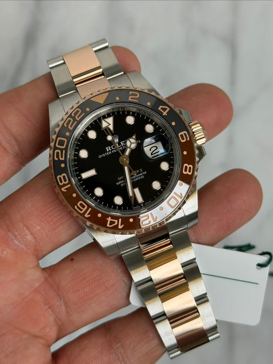 Rolex 2025 126711CHNR Rootbeer Preowned and Polished Complete 14924