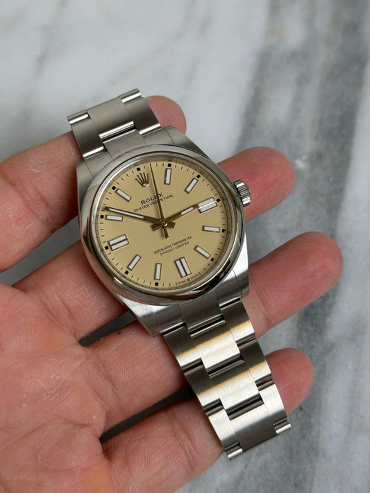 Rolex 2025 134300 Beige OP41 New Complete 14380