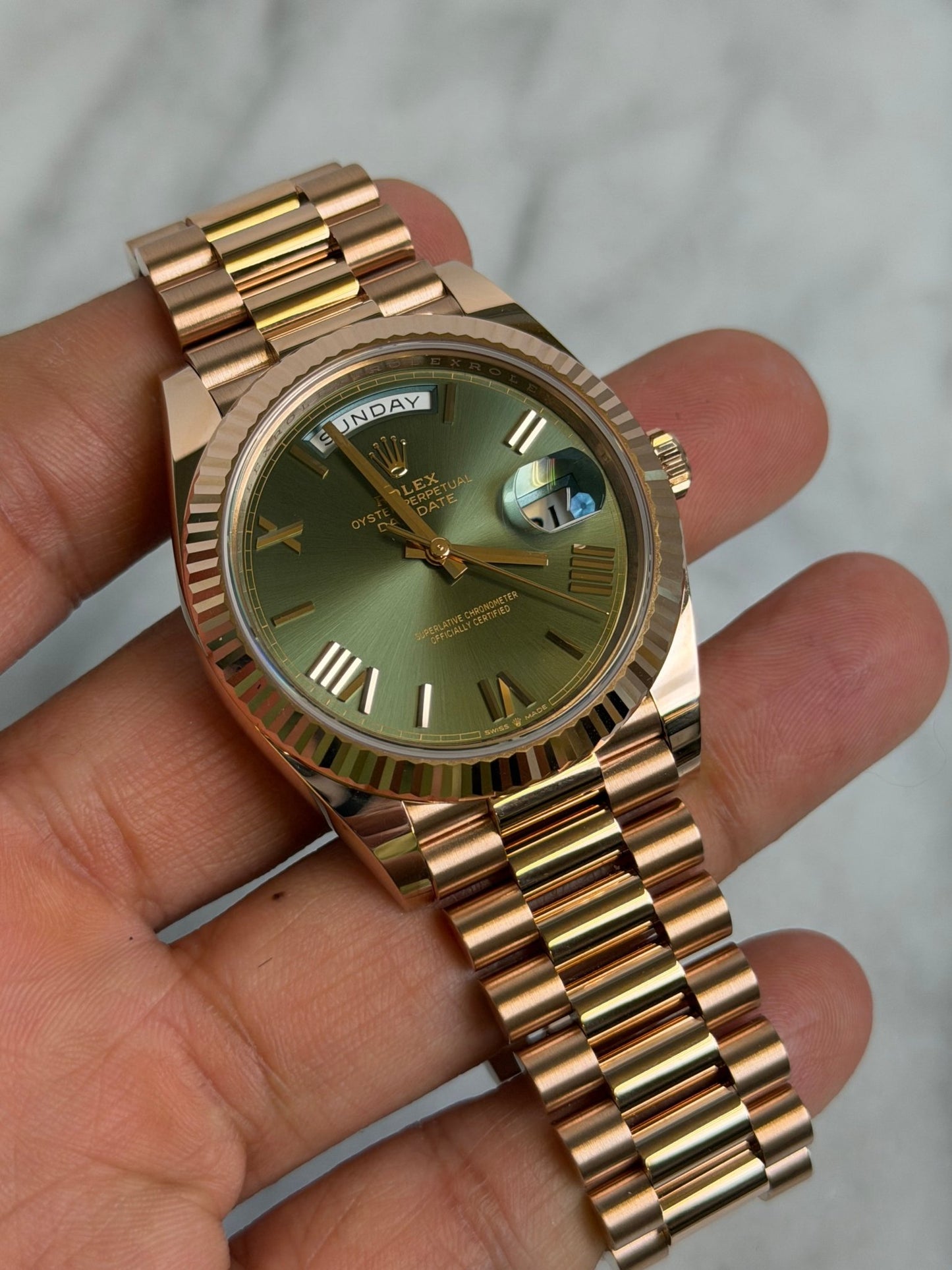 Rolex 2025 228235 Olive New Complete 14616