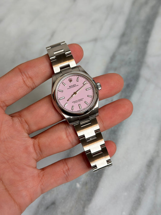 Rolex 2025 277200 Candy Pink OP31 Like New Complete 14352